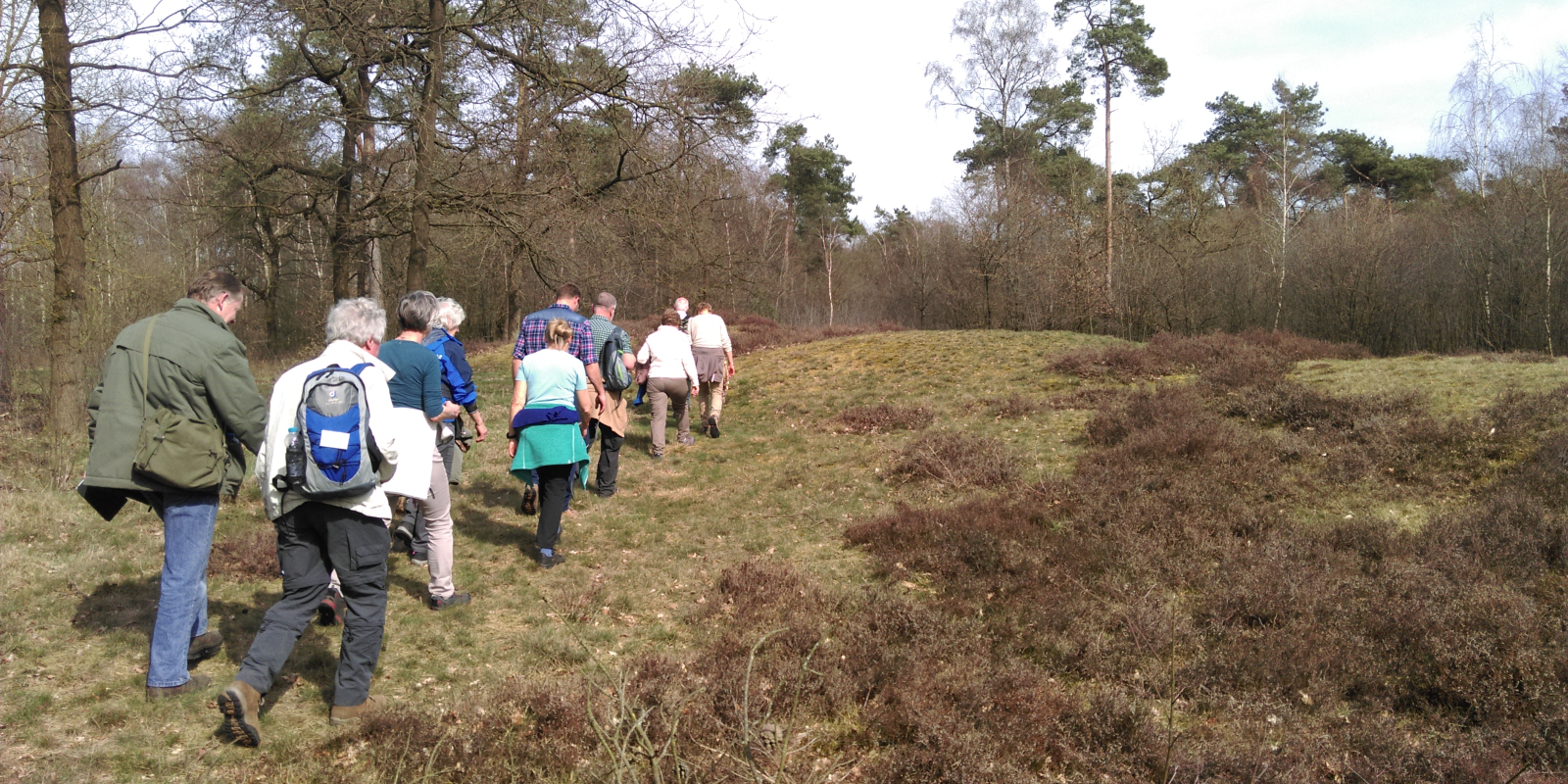 foto bijscholing gidsen wandelen
