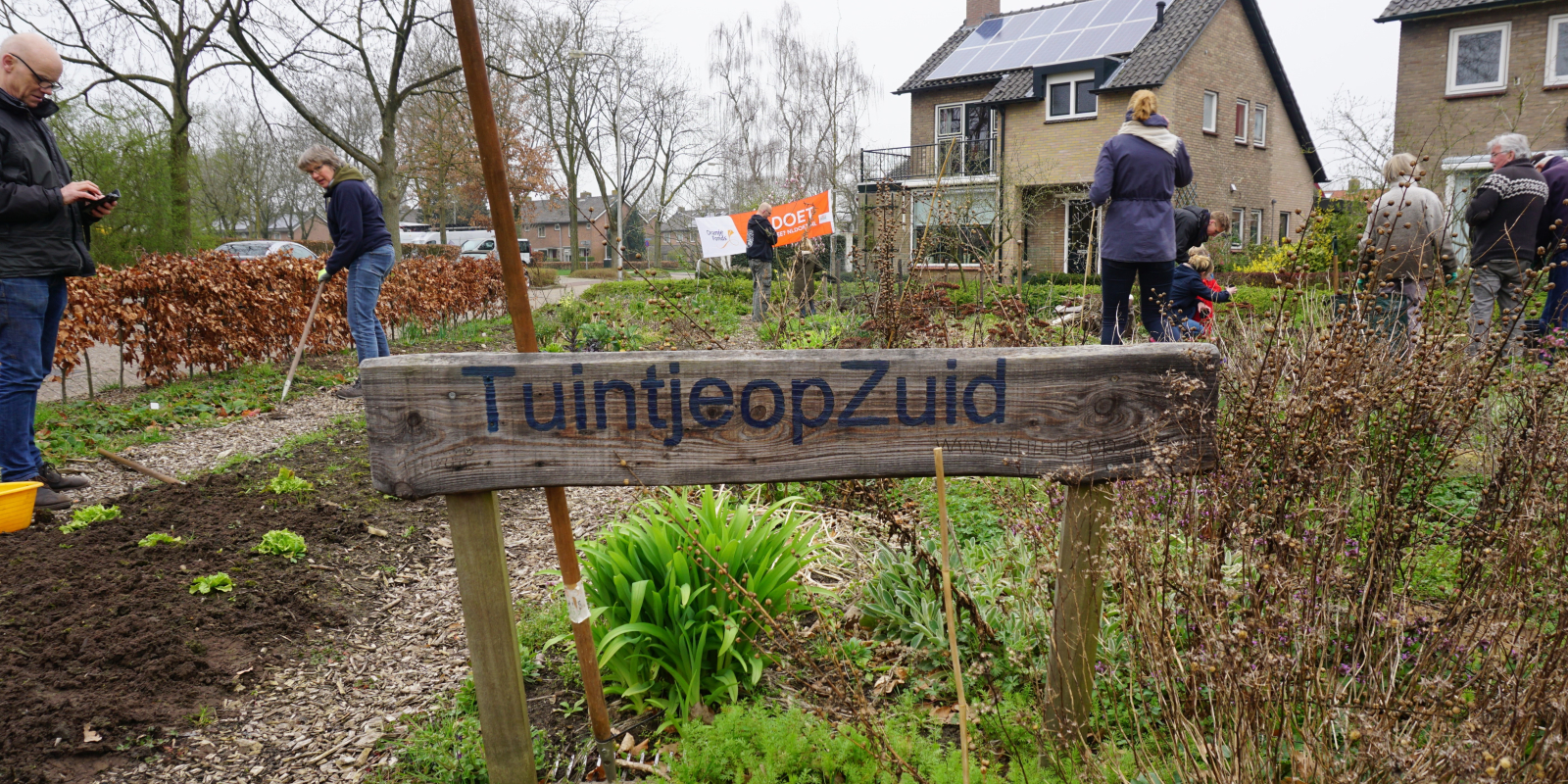 tuintje op zuid bord