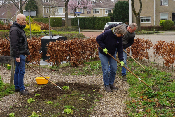 tuintje op zuid Schoffelen