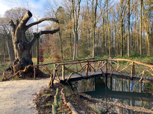 Driepuntsbruggetje De Horte ideale klus voor vrijwilligers