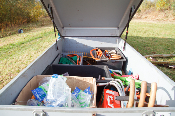 Gereedschap te leen bij Landschap Overijssel