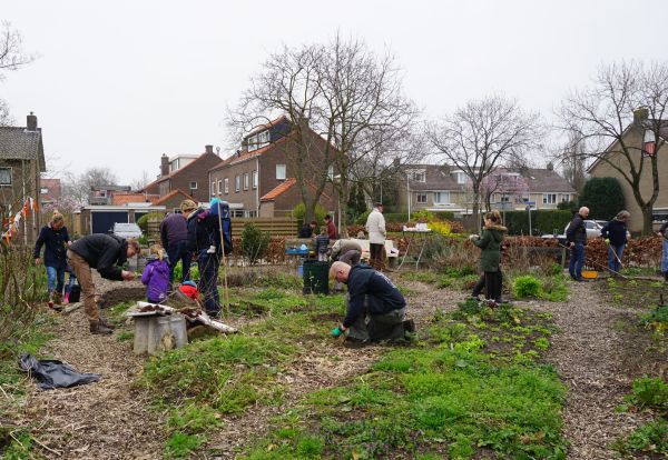 tuintje op zuid Aan de slag