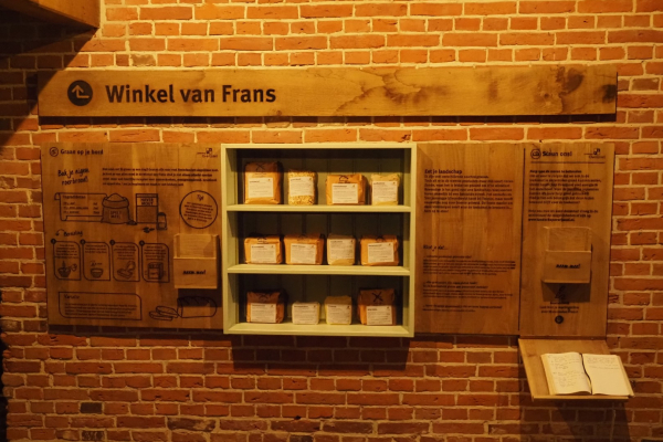 In de winkel van Frans